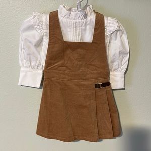 Janie and Jack jumper with white shirt 12-18 months